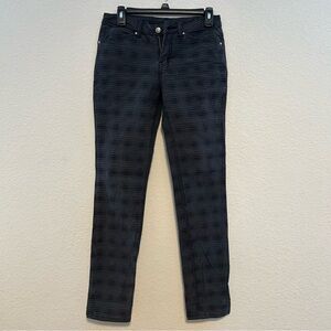 Stylish Black Checkered Pants